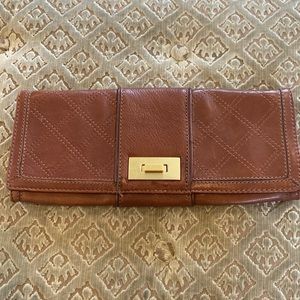 Liz Claiborne leather clutch